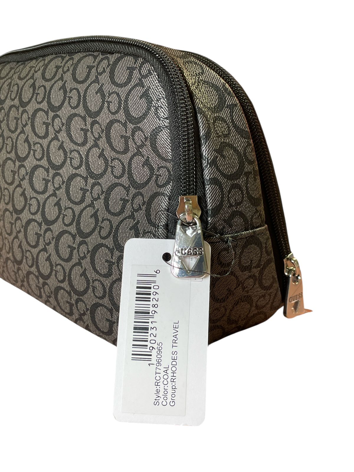 Cosmetiquera Guess “G Monogram” – Elegancia compacta que va contigo