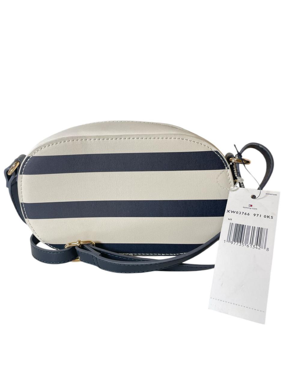 Bolsa Crossbody Tommy Hilfiger Rayas Navy | Estilo Náutico Elegante
