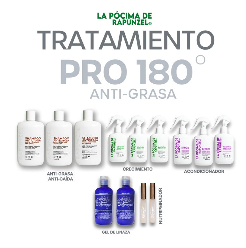 TRATAMIENTO PRO 180 PAQUETE PARA 6 MESES