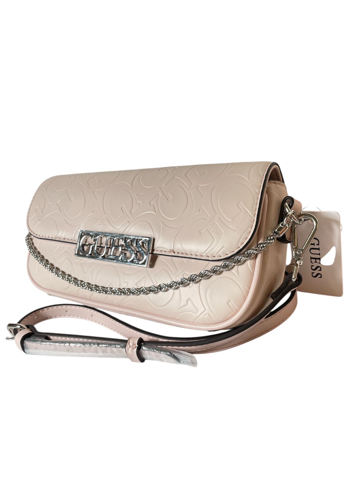 Bolsa Guess "G Chain Chic" – Estilo elegante con cadena frontal