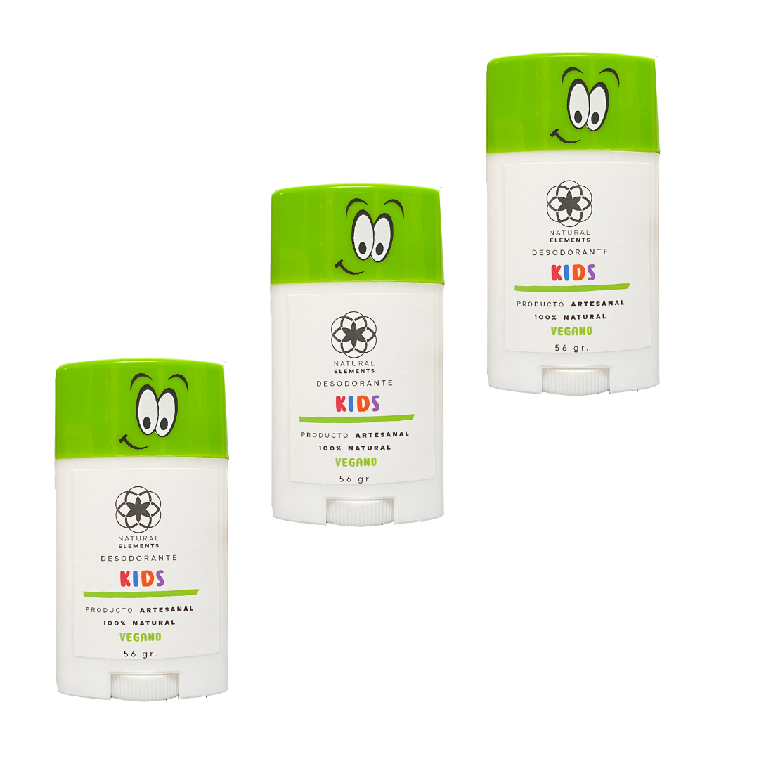 Kit Desodorante para niños KIDS, 3 pack