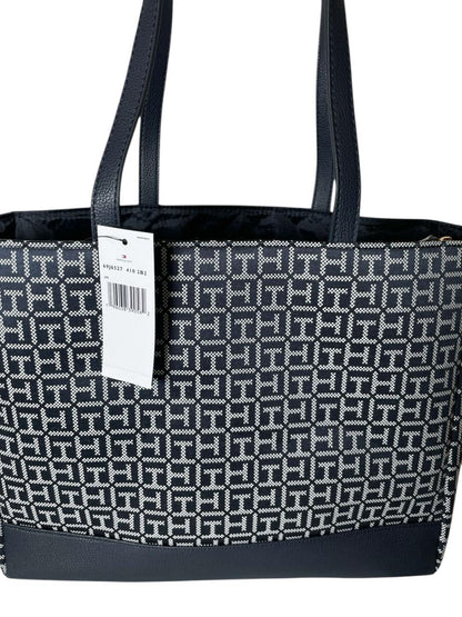 Bolsa Tommy Hilfiger Azul Marino Tote | Icono Clásico con Toque Moderno