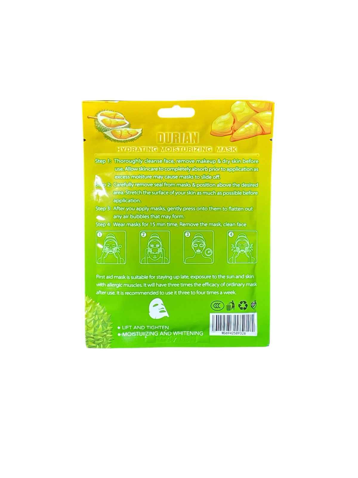 Mascarillas POFEI – Hidratación natural y nutrición intensa (25ml c/u)