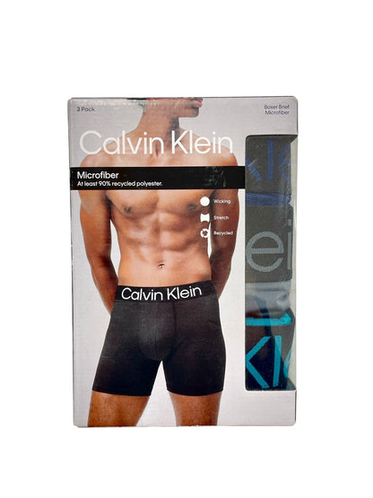Set de Boxers Calvin Klein para Hombre – Microfibra Premium (3 Piezas)