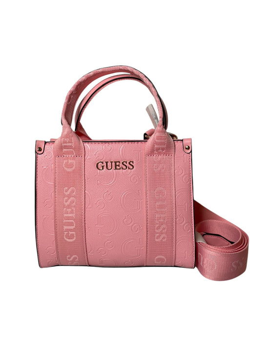 Bolsa GUESS Rosa Logo Grabado – Estilo Casual Elegante