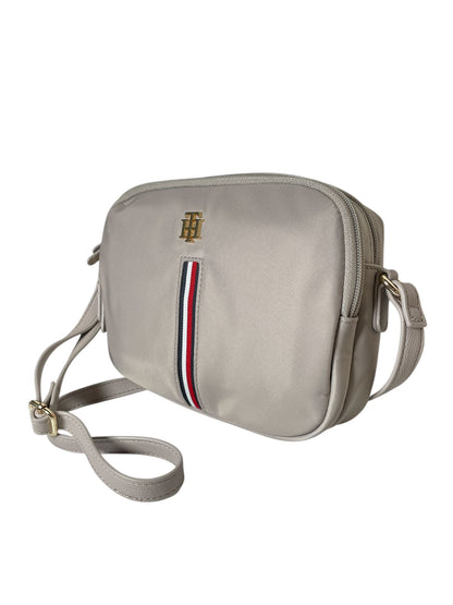 Bolsa Crossbody Tommy Hilfiger Azul o Beige | Doble Compartimento y Estilo Clásico