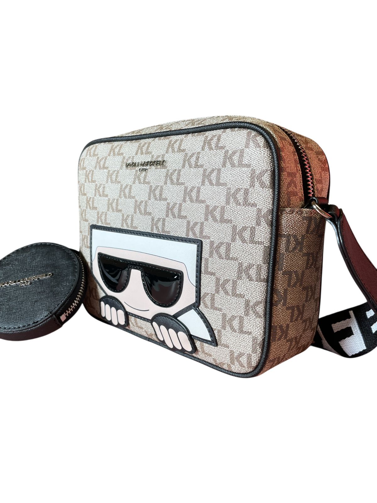 Karl Lagerfeld Mini Crossbody Bag con Monedero – Estilo y Funcionalidad