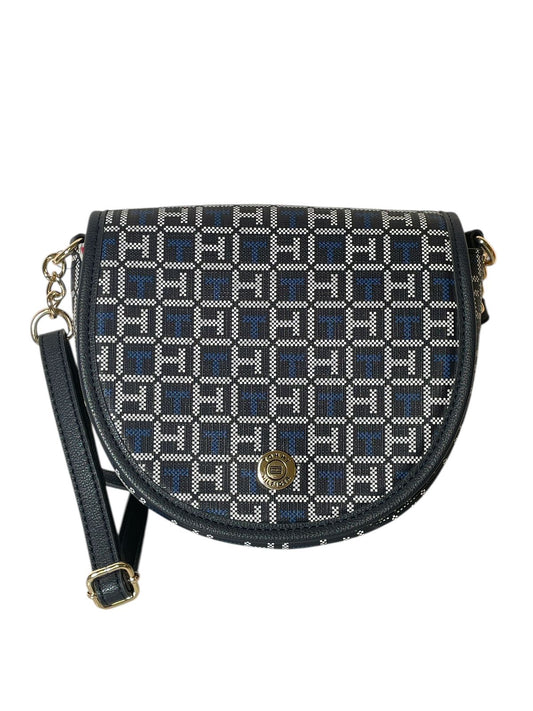 Bolsa Tommy Hilfiger Crossbody Medallón Monograma Azul Marino
