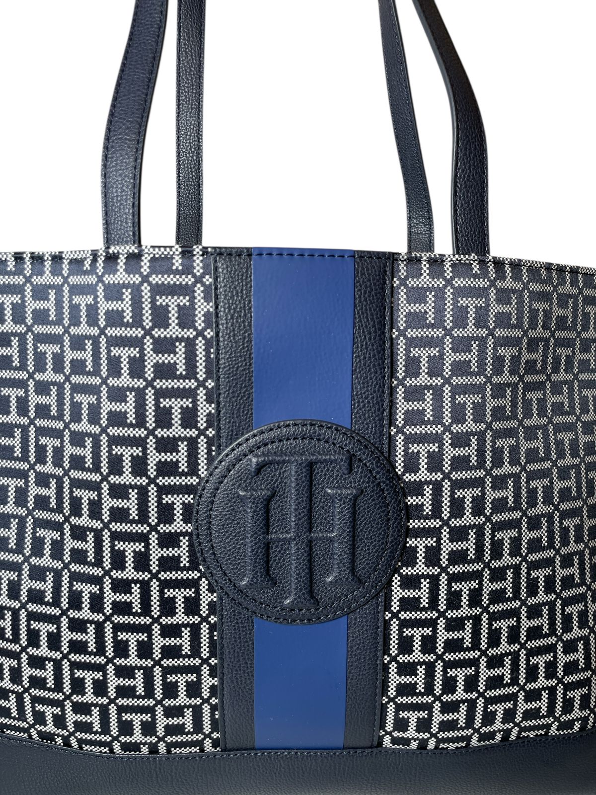 Bolsa Tommy Hilfiger Azul Marino Tote | Icono Clásico con Toque Moderno