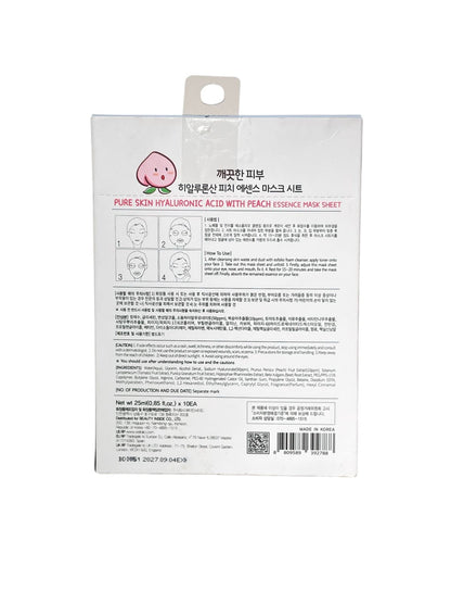 Mascarillas Faciales Esfolio en Caja con 10 Piezas